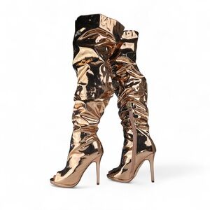 24K MAGIC Thigh-High Slouch Boots 10